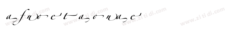 zapfino extra orname字体转换